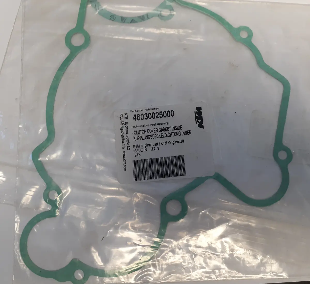 Ktm 65 Clutch Cover Gasket Inside 1