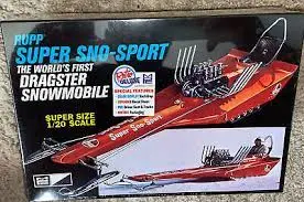 1:20 Rupp Super Sno-Sport Dragster Snowmobile 1