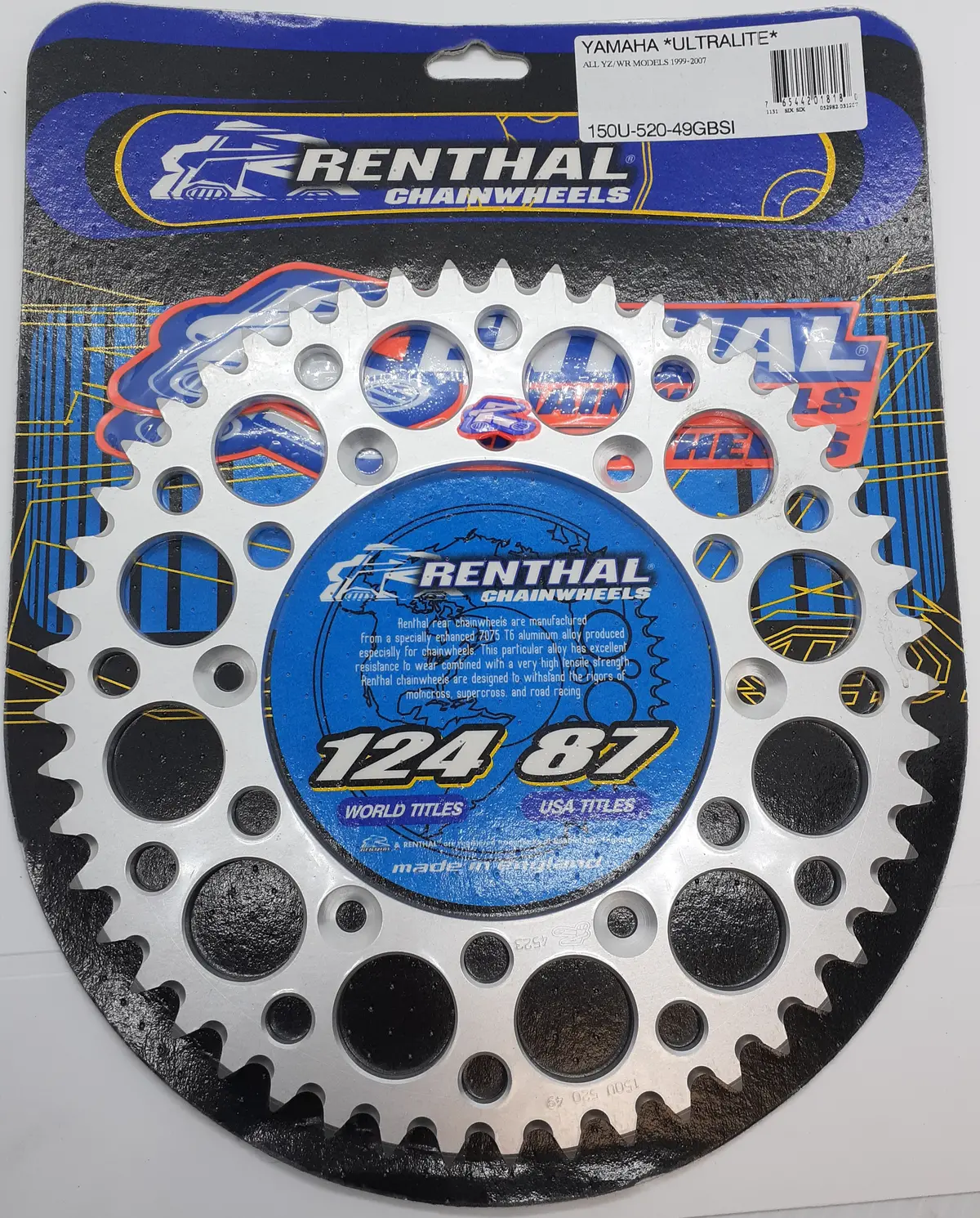 Yz Wr Renthal 49T Rear Sprocket 1