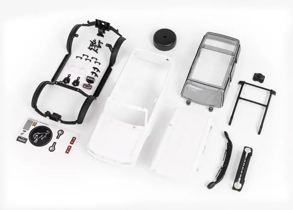 9711 Traxxas Body, Ford Bronco (2021), Complete (White Unpainted) 1