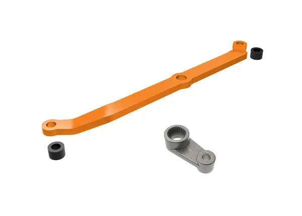9748-Orng Traxxas Steering Link, Aluminum (Orange-Anodized) 1