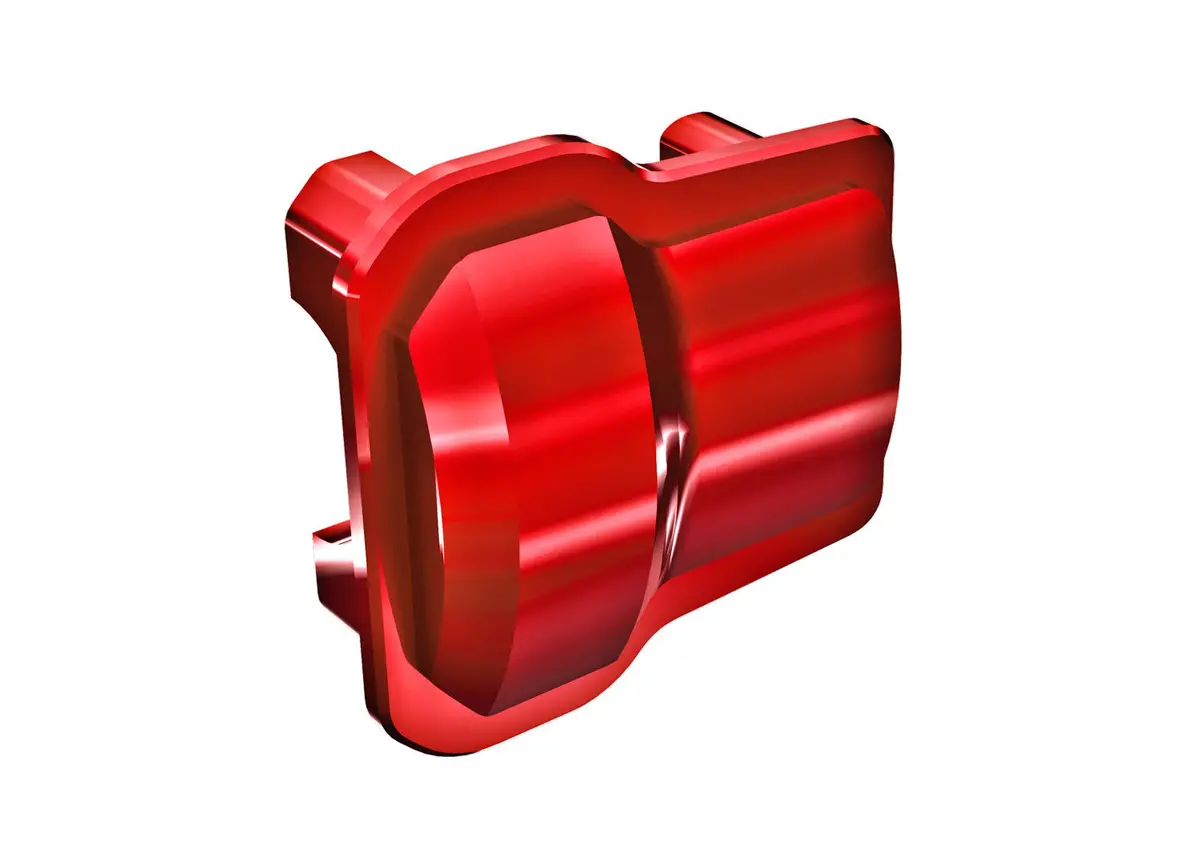 9787-Red Traxxas Axle Cover, 6061-T6 Aluminum (Red-Anodized) (2) 1
