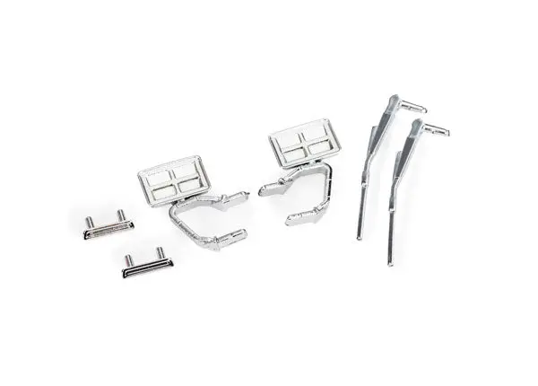 9816 Traxxas Door Handles (Left & Right) Mirrors, Side (Left & Right) 1