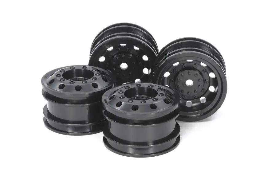 799-54741 On Road Racing Truck Wheels Black F&R 2Pcs Each 1