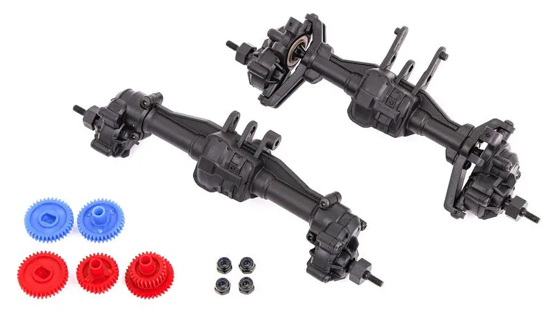 9843R Traxxas Portal Kit, Complete (2.56:1 Reduction) (Front & Rear) 1