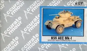 1:35 Aec Mk-1 British Ww-Ii Armoured Car (Open Box) 1