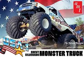 1:25 Usa-1 Chevy Silverado Monster Truck 1