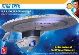 1:1000 Star Trek:  U.S.S. Excelsior Nx-2000 1
