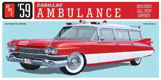 1:25 '59 Cadillac Ambulance 1
