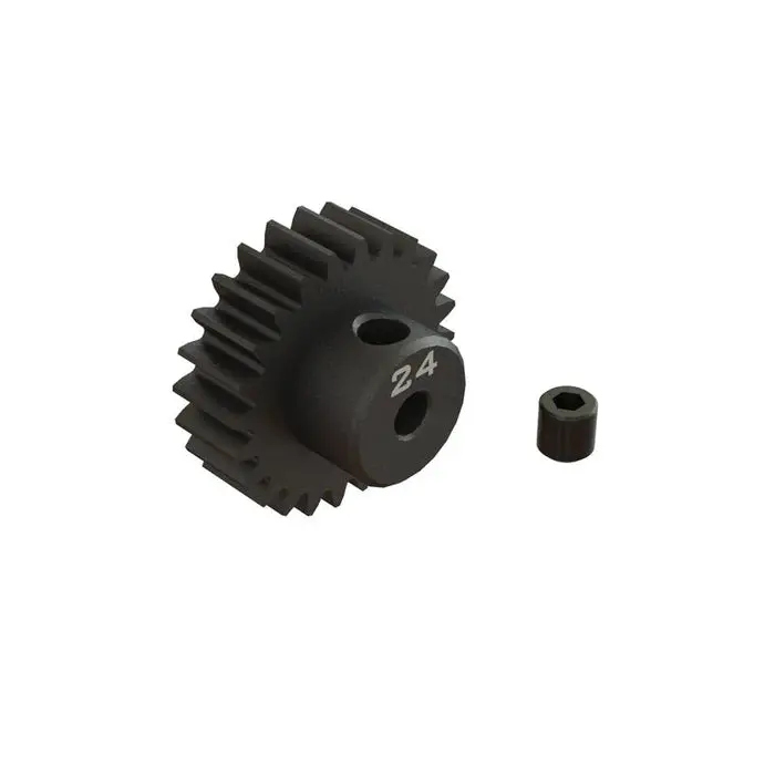 Ara311086 24T 0.8Mod 1/8" Bore Cnc Steel Pinion Gear 1