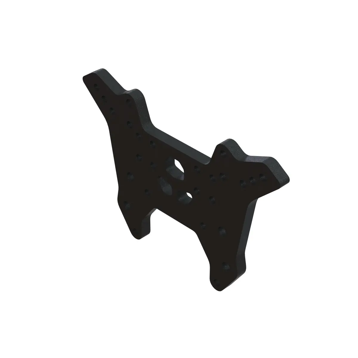 Ara320686 Front Shock Tower, Aluminum, Black 1