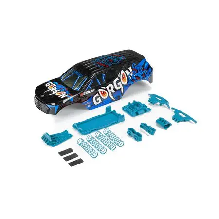 Ara402355 Gorgon Painted Decaled Trimmed Body Set, Blue 1