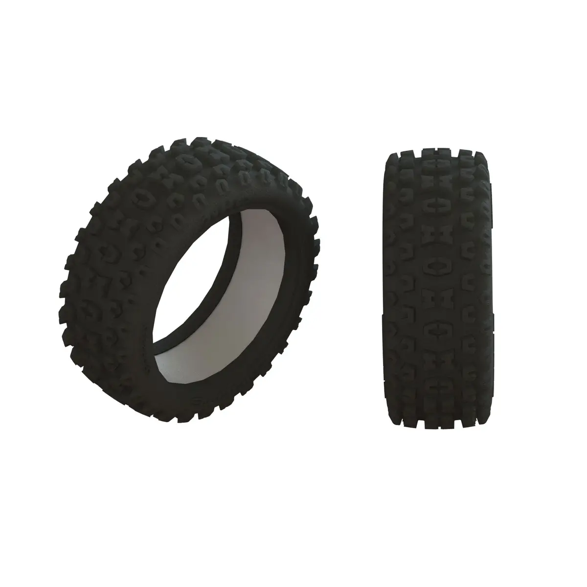 Ara520053 1/8 2Ho Front/Rear 3.2 Tire With Inserts (2) 1