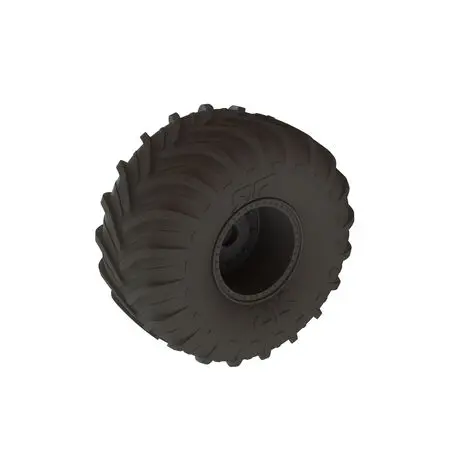 Ara550113 Dboots Chevron Mt Tire Set, Glued (2) 1