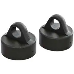 Ar330491 Aluminum Shock Cap (Black) (2Pcs) -Arac8968 1