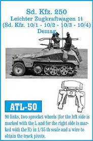 1:35 Sd.Kfz.250 90 Links, Two Sprocket Wheels 1