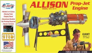 1:10 Allison Prop-Jet Engine 1