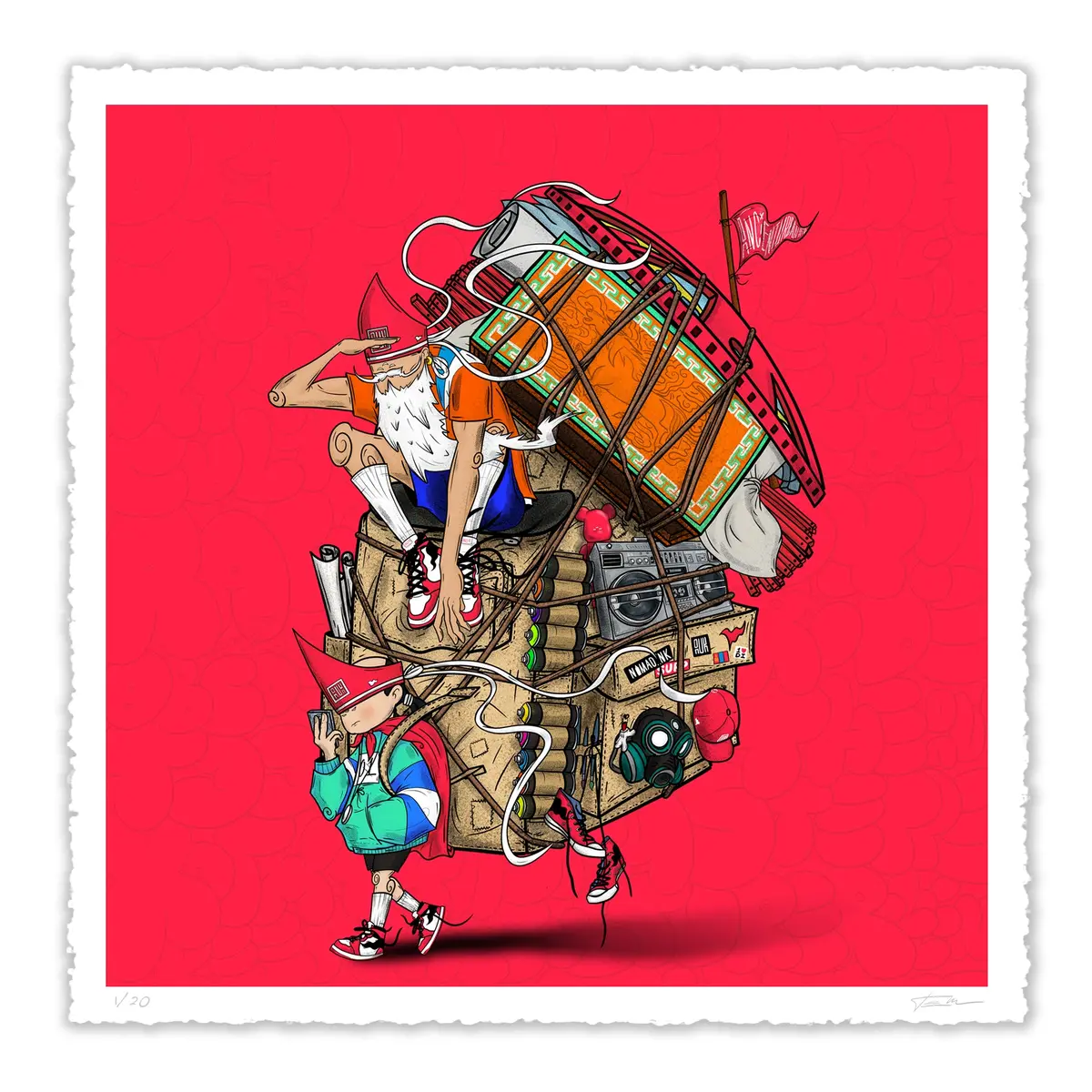 Tem Auk 'The Wanderers" Fine Art Print 1