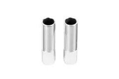 Ax31314 Alum Shockbody 12X47.5Mmclear Anodized (2) 1