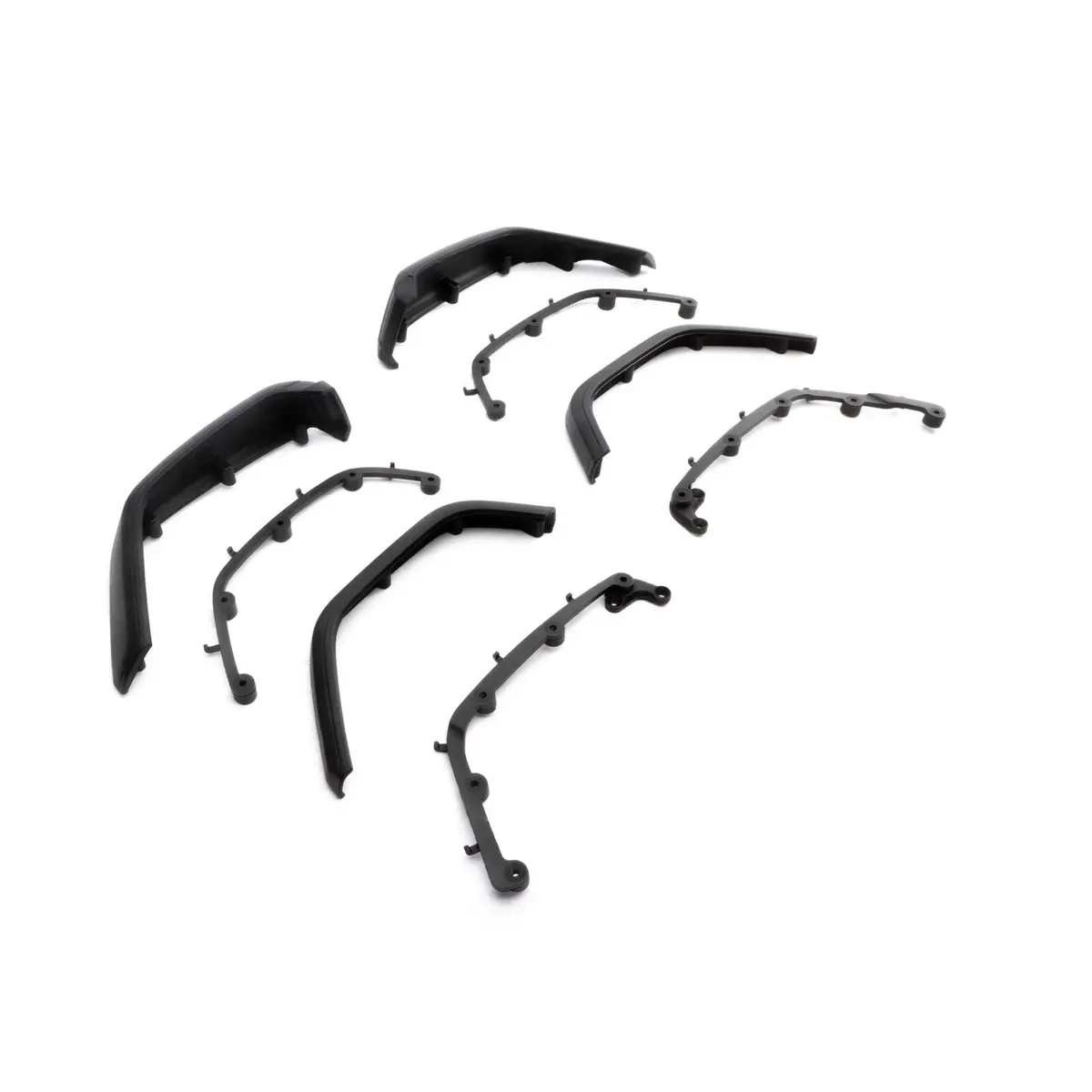 Axi250001 Scx6: Jeep Jlu Fr & Rr Fenders & Mounts 1