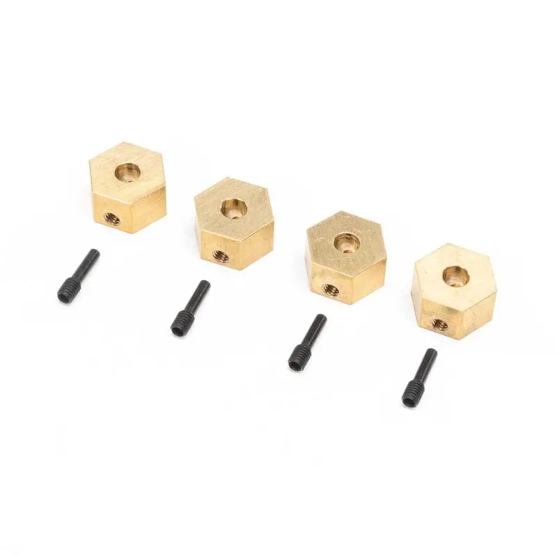 312005 Hex Hubs, Brass (7G) (4): Utb18 1