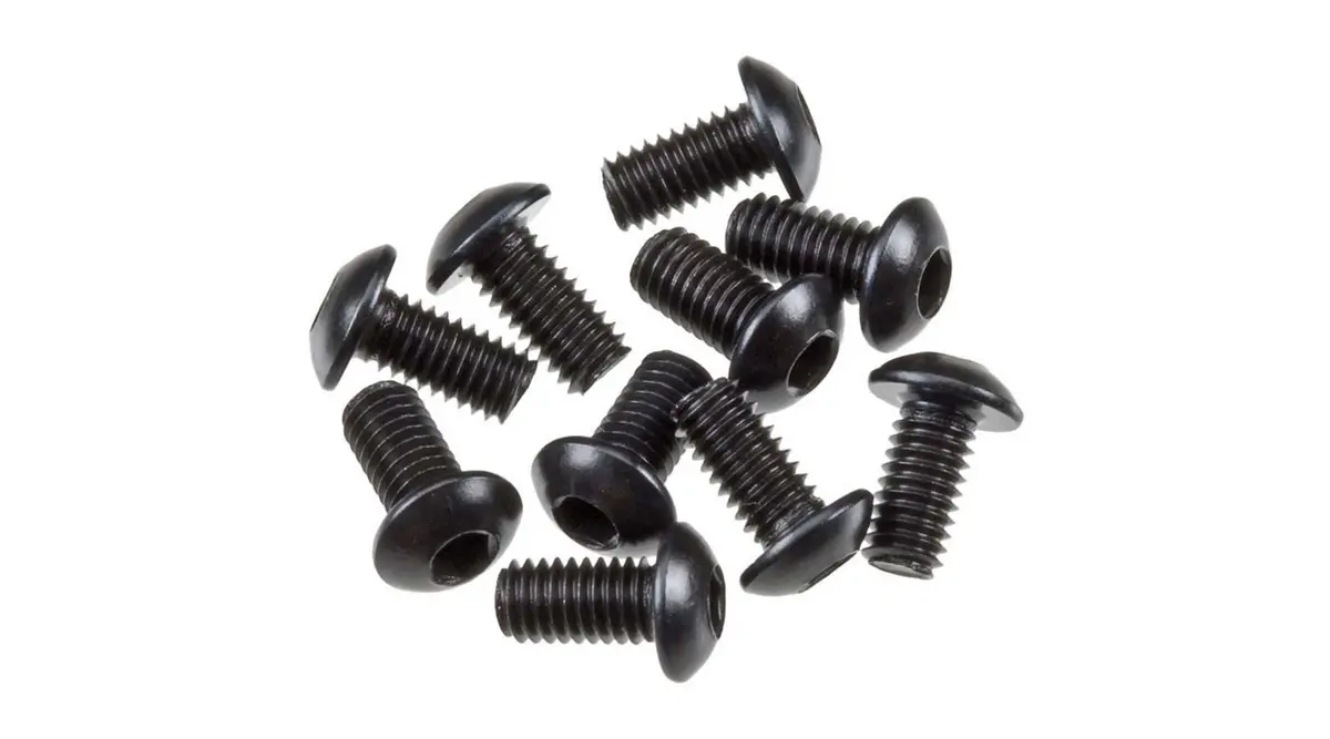 Axic0005  Hex Socket Button Head Black M3x6mm (10) 1