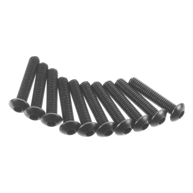 Axic0117 Hex Socket Button Head M3x15mm Black (10) Axic0117 1