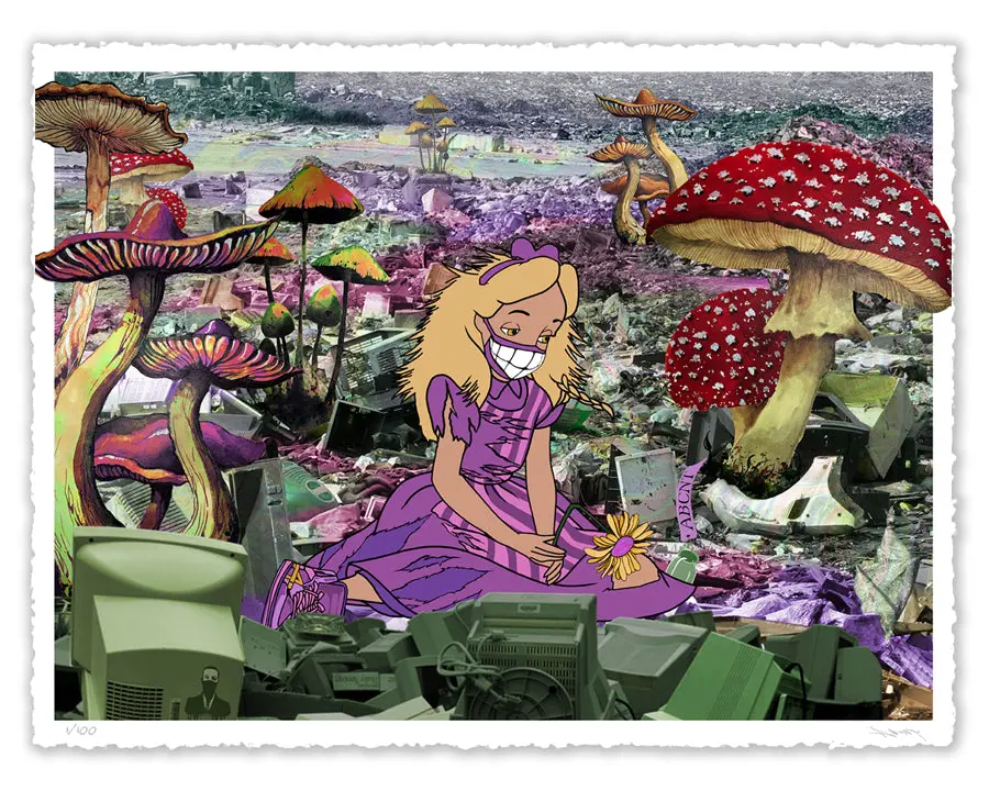 Abcnt Alice In Wasteland "Acid" Edition Fine Art Print 1