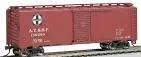 40' Steam Era Box Car Santa Fe 1