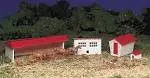 Farm Buildings With Animals Kit 1