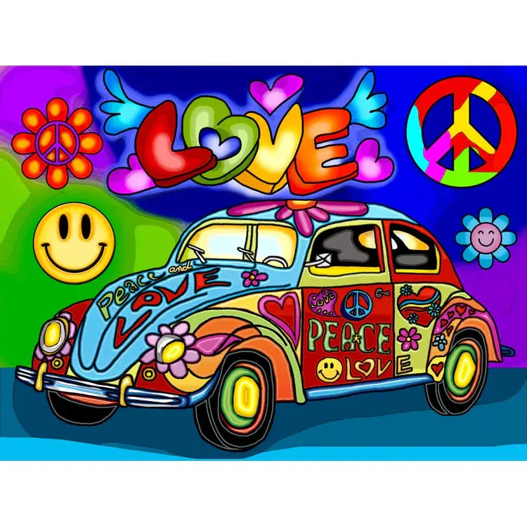 Diamond Painting - Beetle Love 1