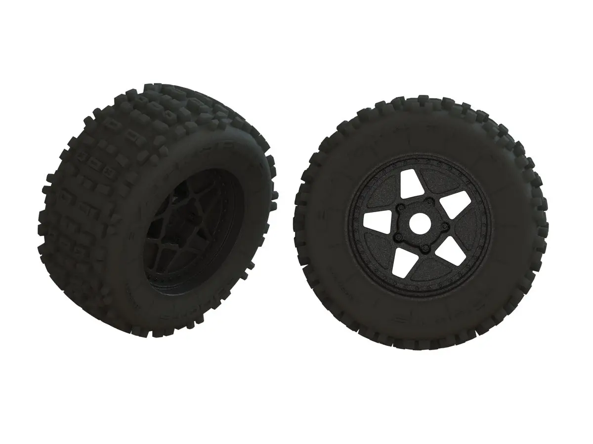 Ara550064 Dboots 'Backflip' Tire Set Glued (1 Pair) 1
