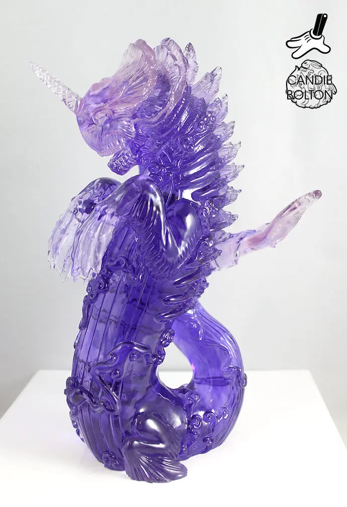 Candie Bolton "Purple Swirl" Resin Bake-Kujira 1