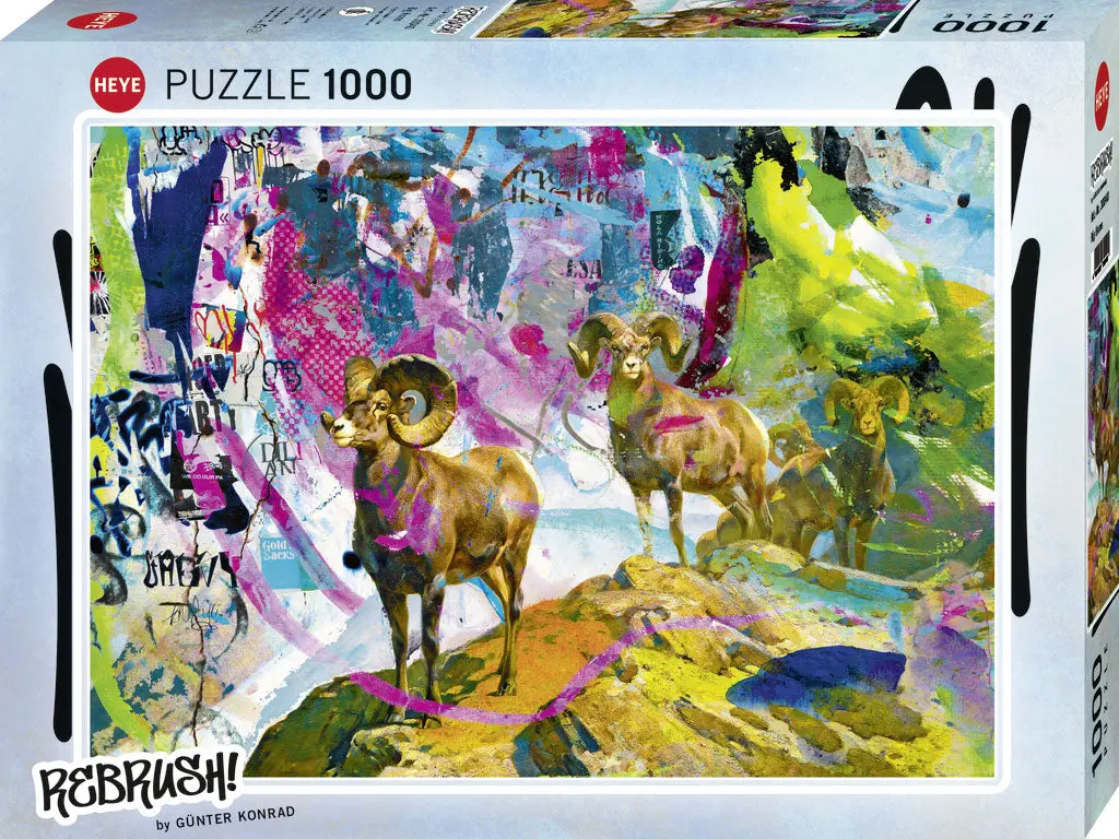 Big Horns 1000-Piece Puzzle 1