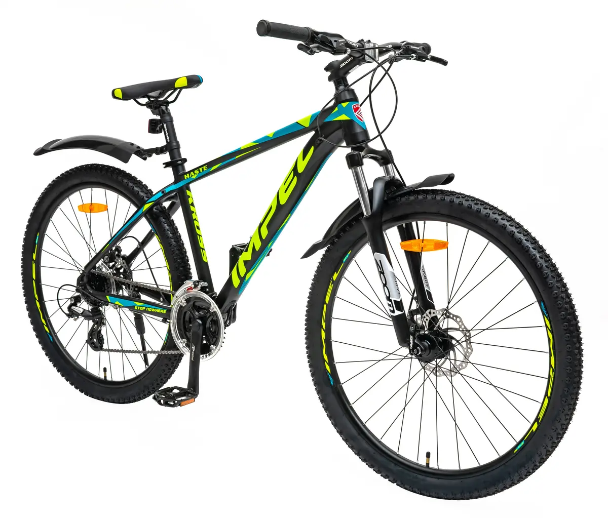 Kross Haste 27.5T 24-Speed Alloy Mtb With Shimano Altus Gears, Suntour Suspension & Dual Disc Brakes 1