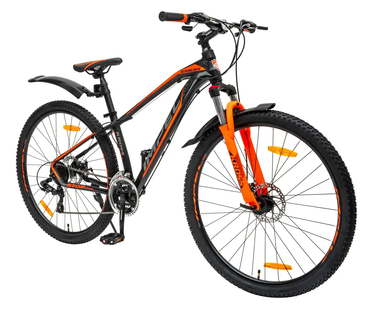Kross Emerg 27.5T 24-Speed Alloy Mtb With Suspension Lockout, Ltwoo Gears & Dual Disc Brakes 1