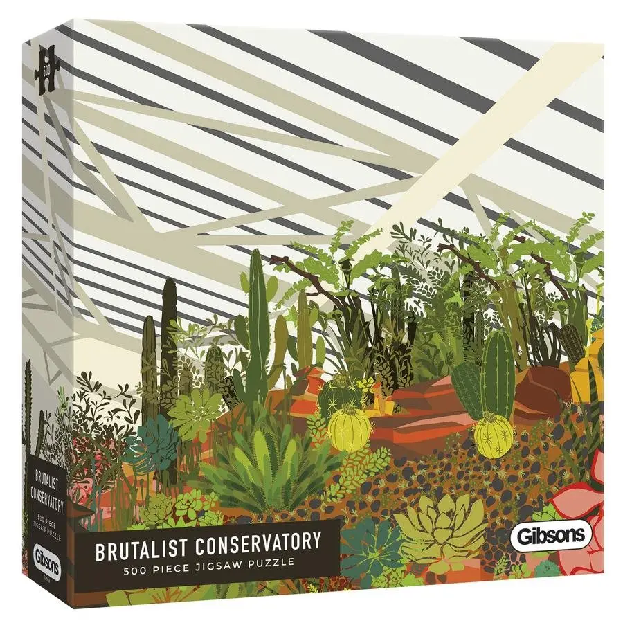 Brutalist Conservatory 500-Piece Puzzle 1