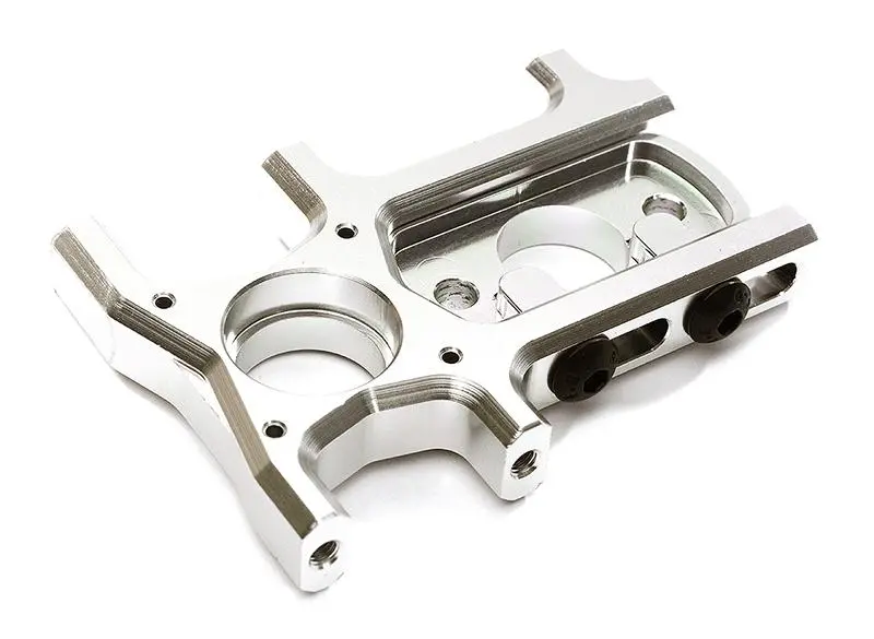 C28693silver Billet Machined Alloy Motor Mount For Arrma 1/8 Kraton 6S Blx (Ar310446) 1