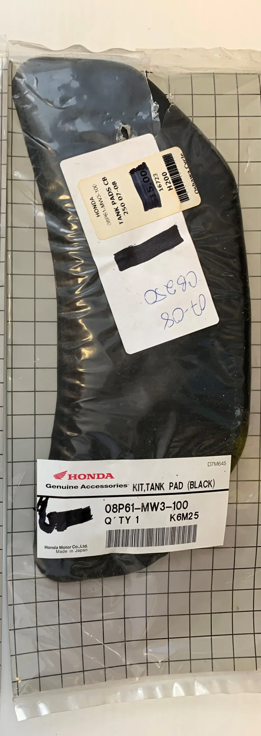 Cb250 Nighthawk Tank Pads 1