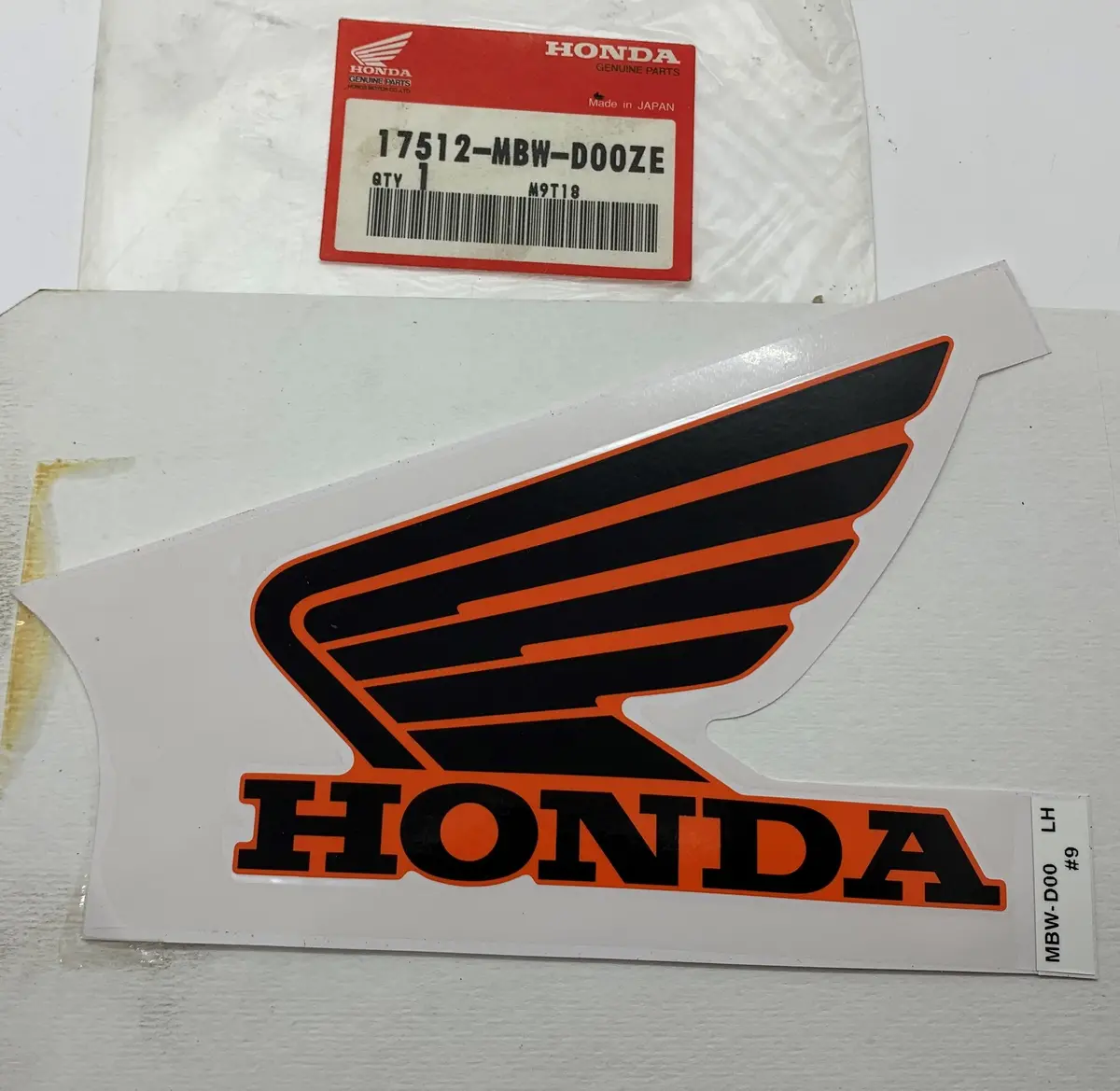 Cbr600 Left Tank Decal 1