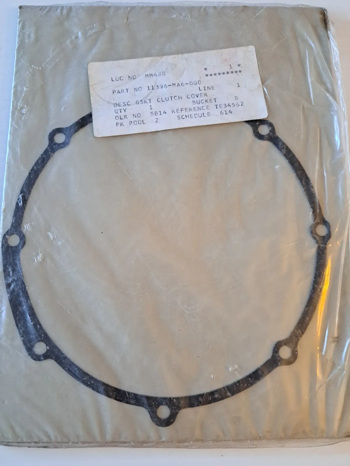 Cbx550f Cbx400f Clutch Cover Gasket 1