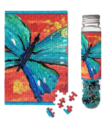 Yellow Butterfly 150-Piece Puzzle 1