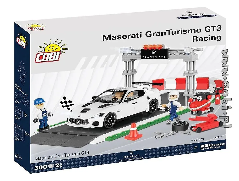 Cobi-24567 Cobi 300 Pcs 'Maserati /24567/ Maserati Gran Turismo Gt3 1