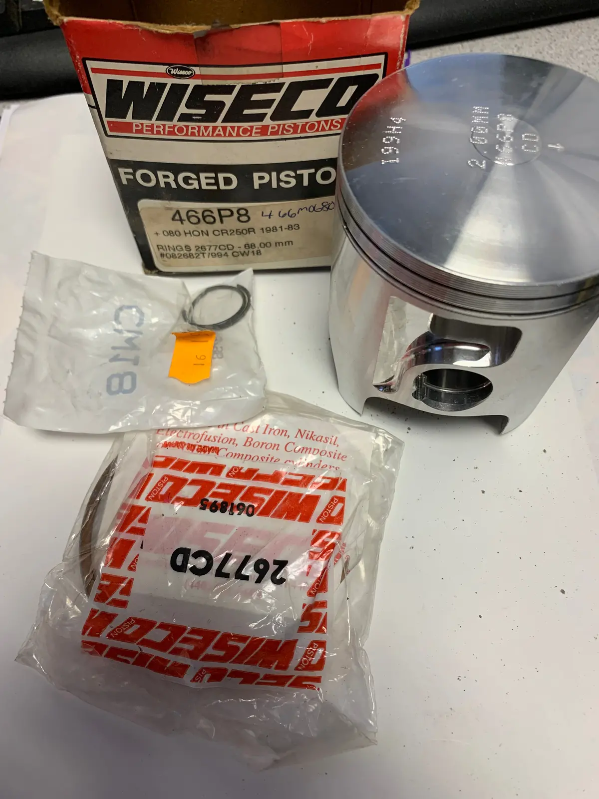 Cr250r Wiseco Piston Kit 1