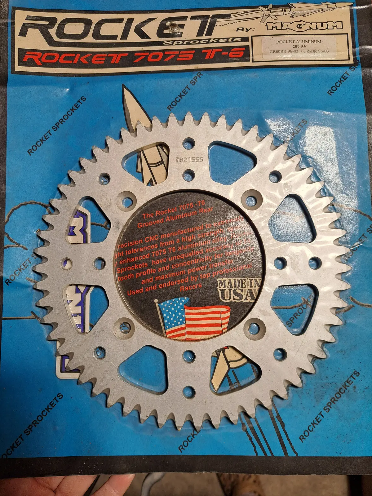 Cr80r Aluminum Rear Sprocket 55T 1