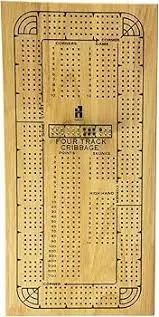 4-Track Natural Cribbage Board 1