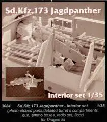 1:35 Sd.Kfz.173 Jagdpanther Interior Set For Dragon Kit (Open Box) 1