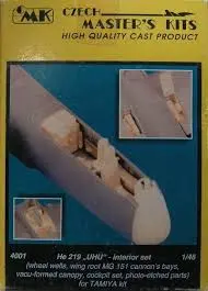1:48 Heinkel He 219 "Uhu" Interior Set For Tamiya Kit (Open Box) 1
