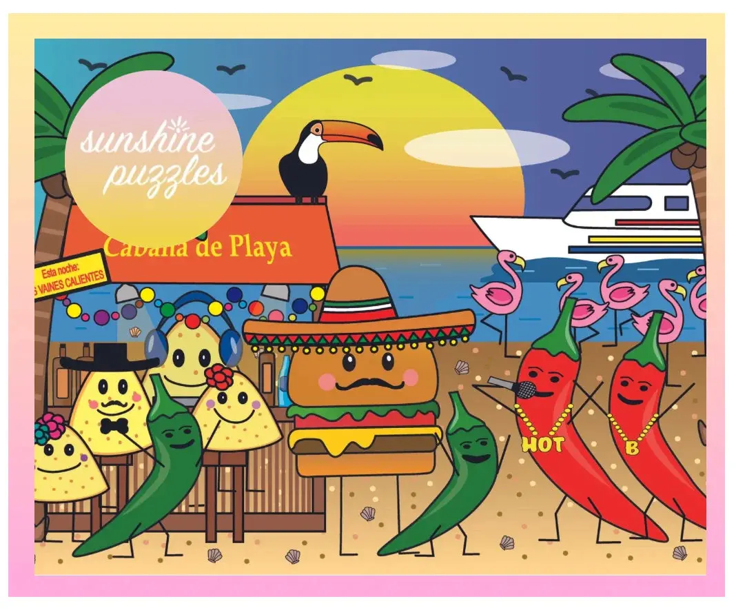 Mr. Burger - Cabana De Playa 1000-Piece Puzzle 1