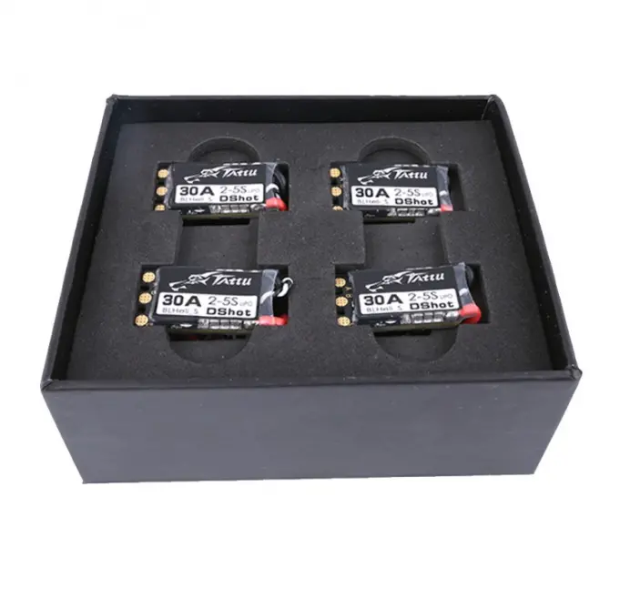 Tattu Blheli_S 30 Amp Esc (2-5S, W/Dshot, No Bec) For Fpv Rc Model (4Pcs) 1